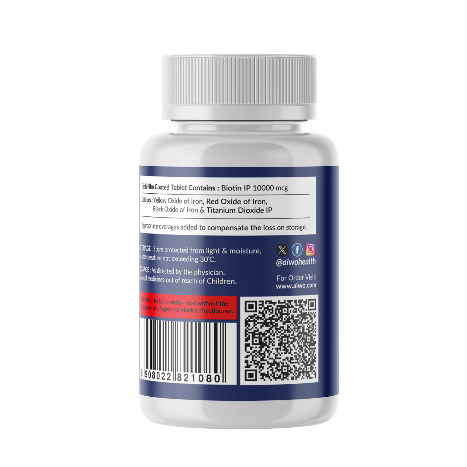 Aiwo Biotin 10mg 90