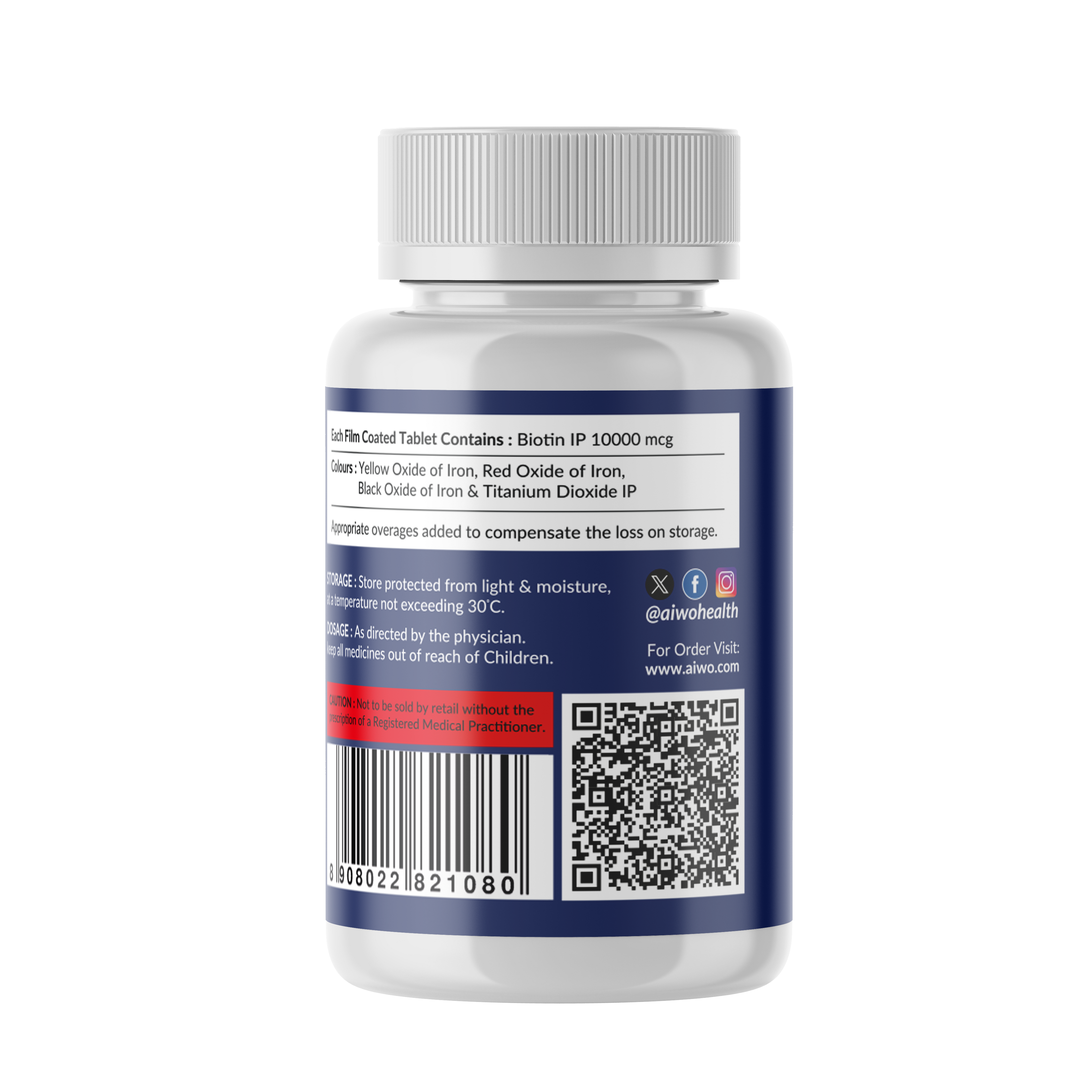 Aiwo Biotin 10mg 90