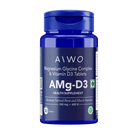 AMg-D3 | Magnesium Glycine Complex 250mg + Vitamin D3 600IU | 30 Tablets