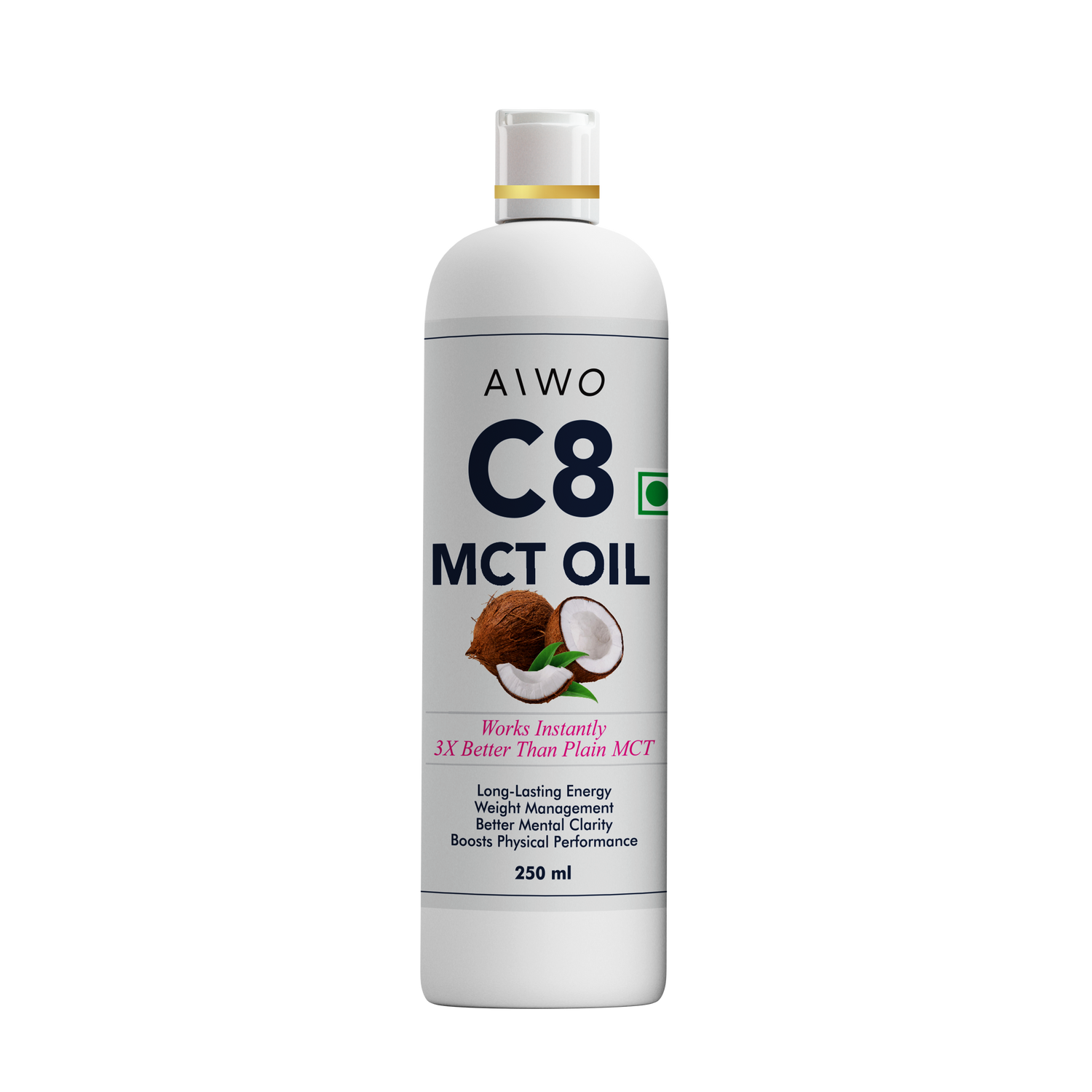 Aiwo Coconut MCT C8 Oil 250ml