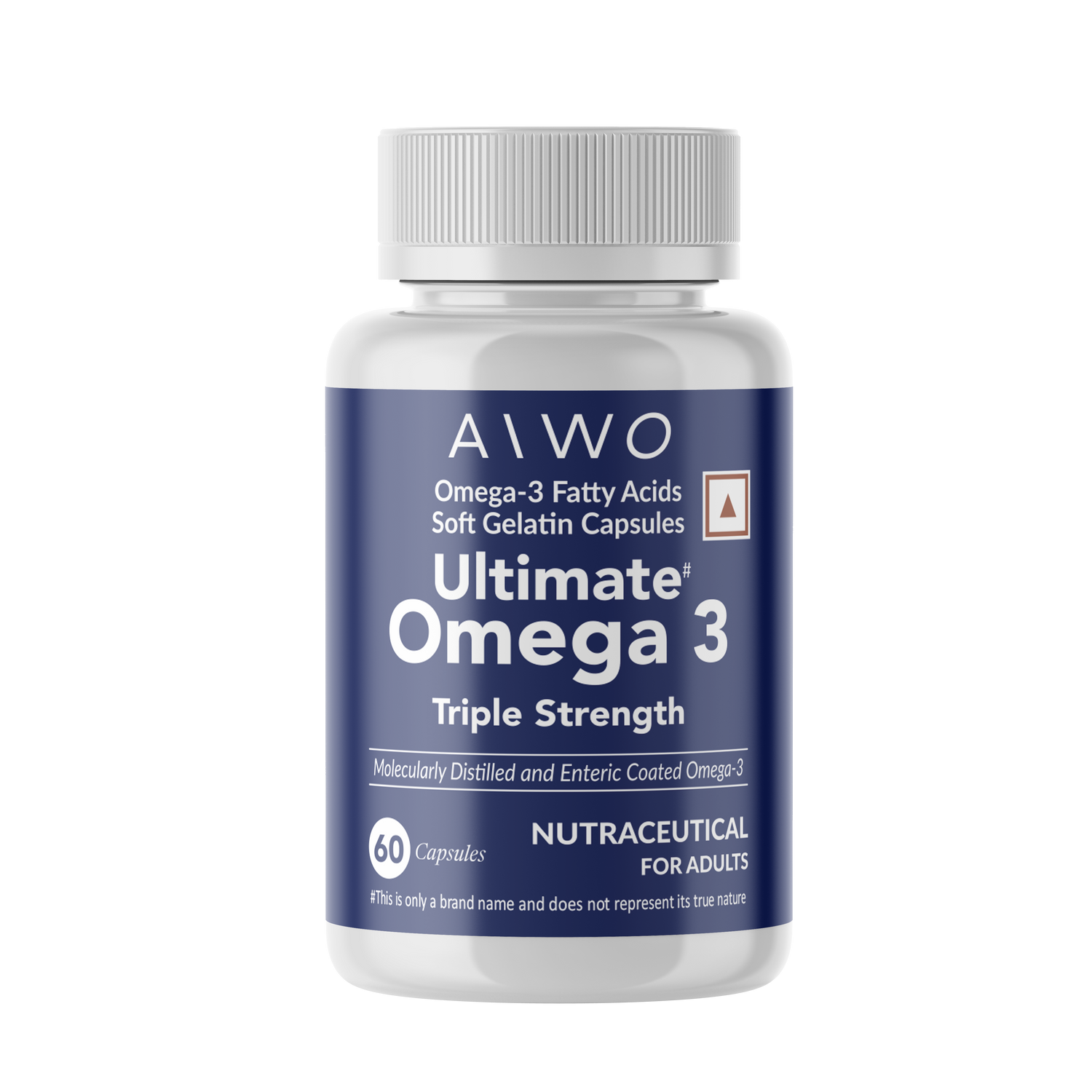 Aiwo Ultimate Omega 3 Triple Strength 525mg EPA & 400mg DHA 1250mg