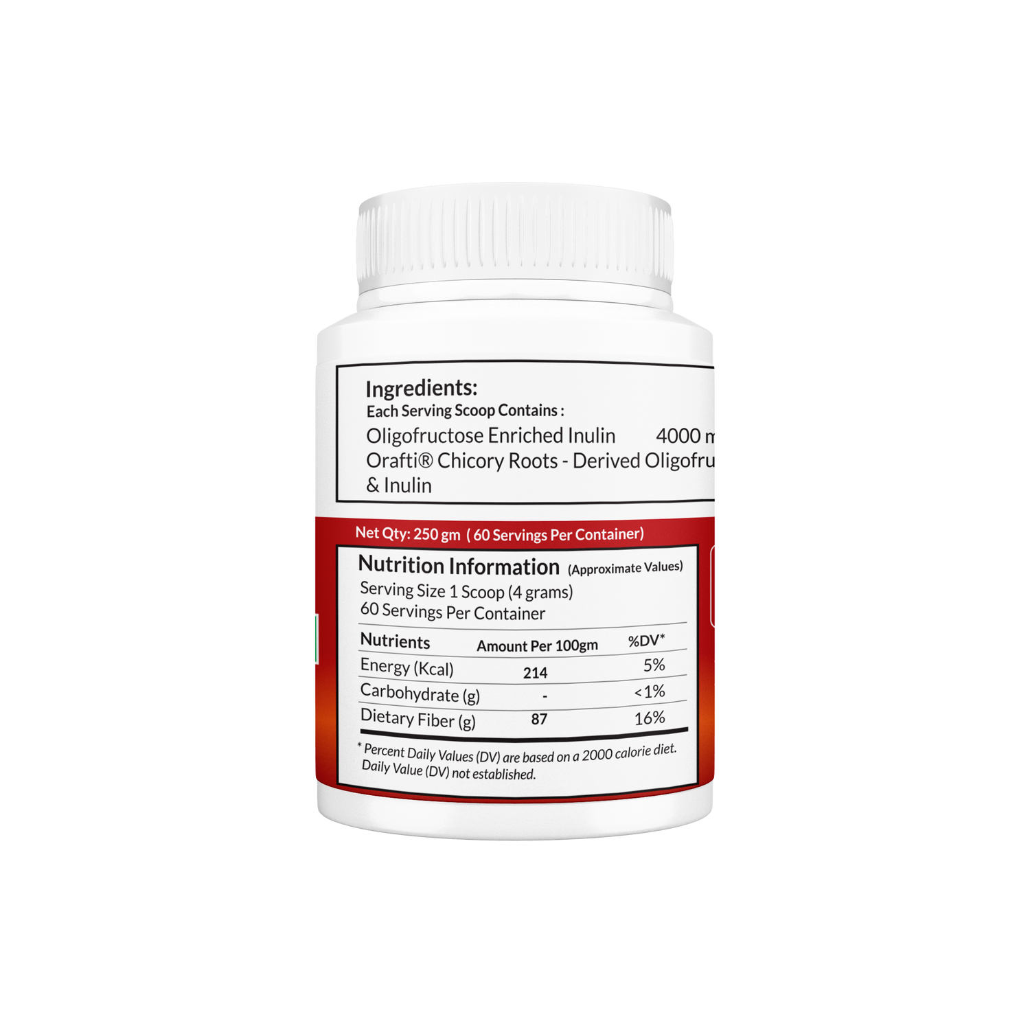 Aiwo Prebiotik-D Oligofructose with Inulin 250gm