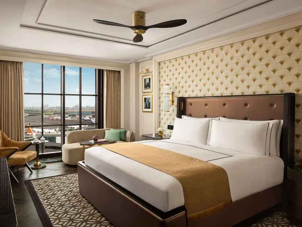 Guest room at Fairmont Mumbai