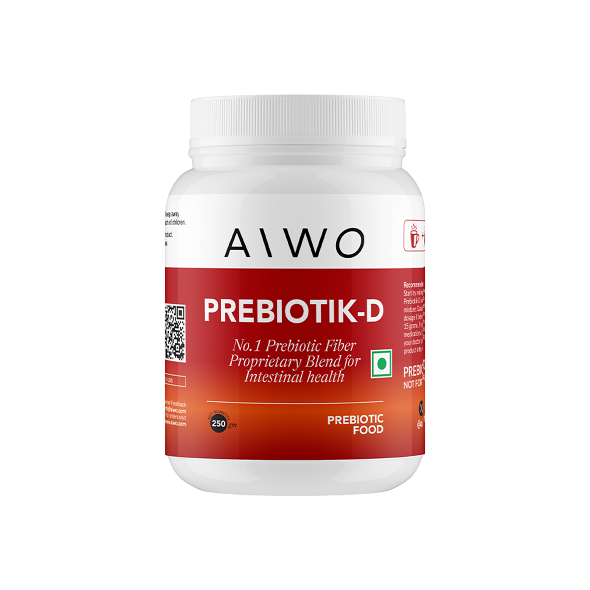 AIWO Prebiotik-D Oligofructose with Inulin 250gm