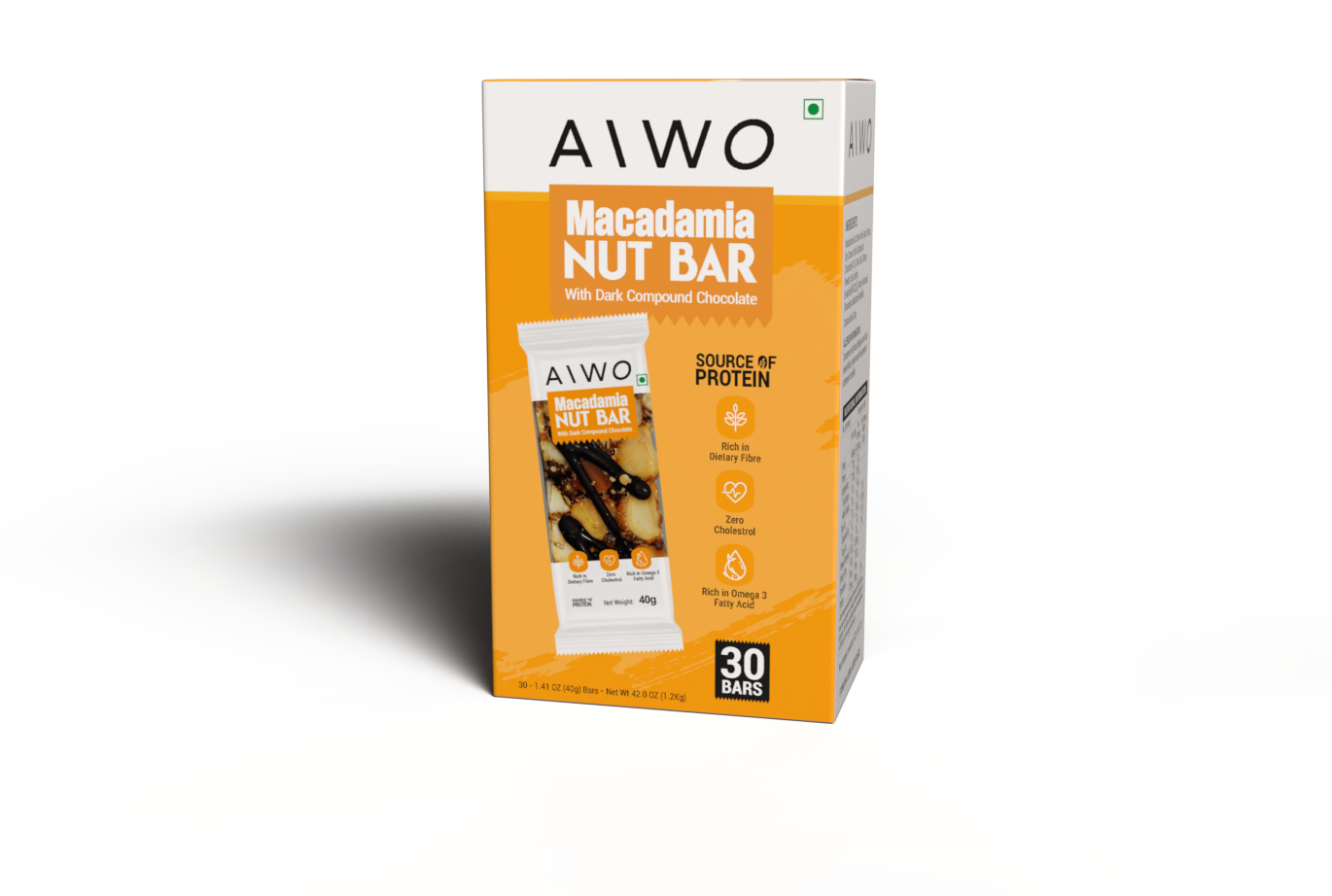 Aiwo Macadamia Nut Bar