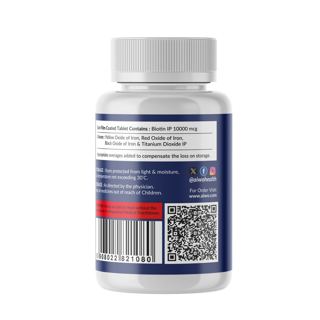Aiwo Biotin 10mg 90