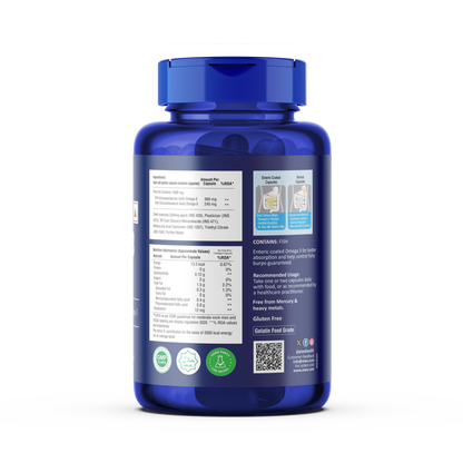 Aiwo Ultimate Omega 3 Double Strength 360mg EPA &amp; 240mg DHA 1000mg