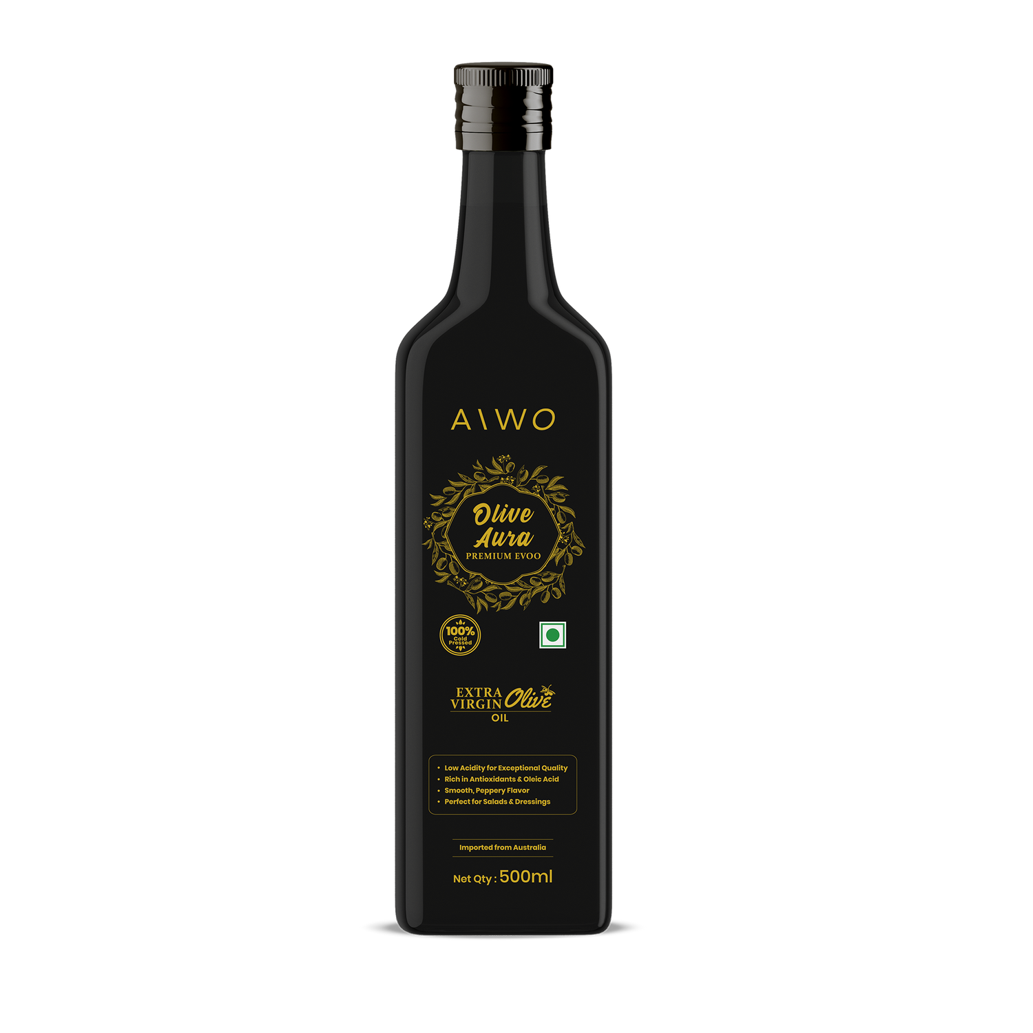 AIWO Extra Virgin Olive Oil cold-pressed premium EVOO from Australia