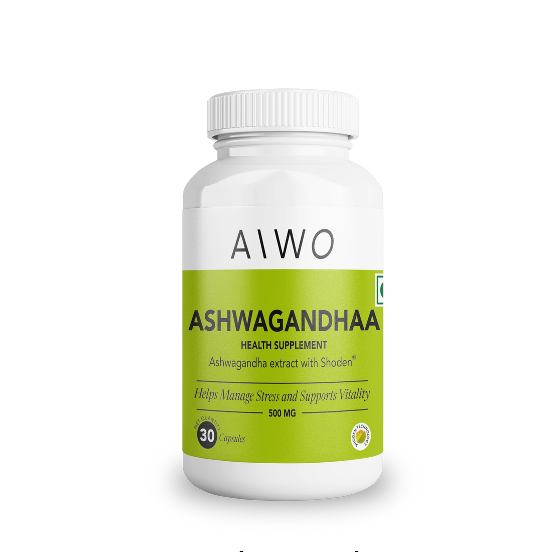 Aiwo Ashwagandha Shoden® BDS technology 500mg