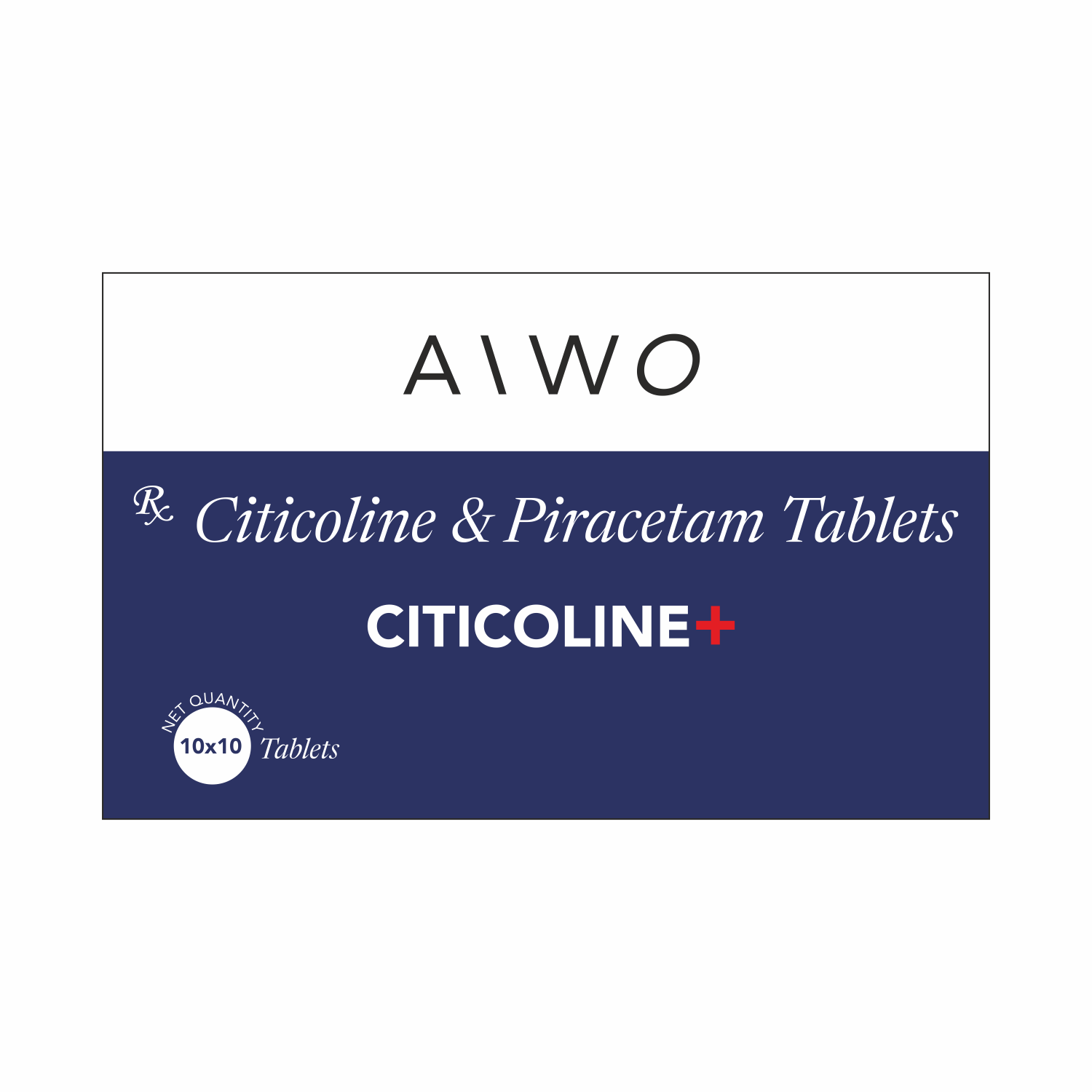 AIWO CITICOLINE+ 500mg and Piracetam 800mg