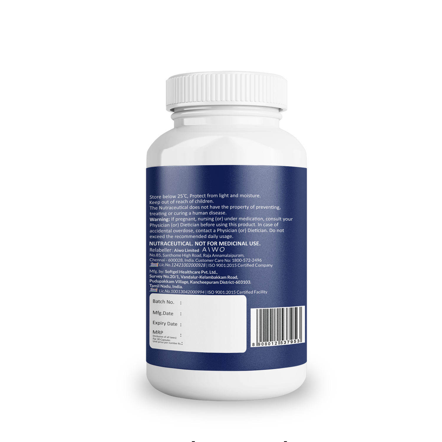 Aiwo EPA 500mg with Vitamin E 10mg