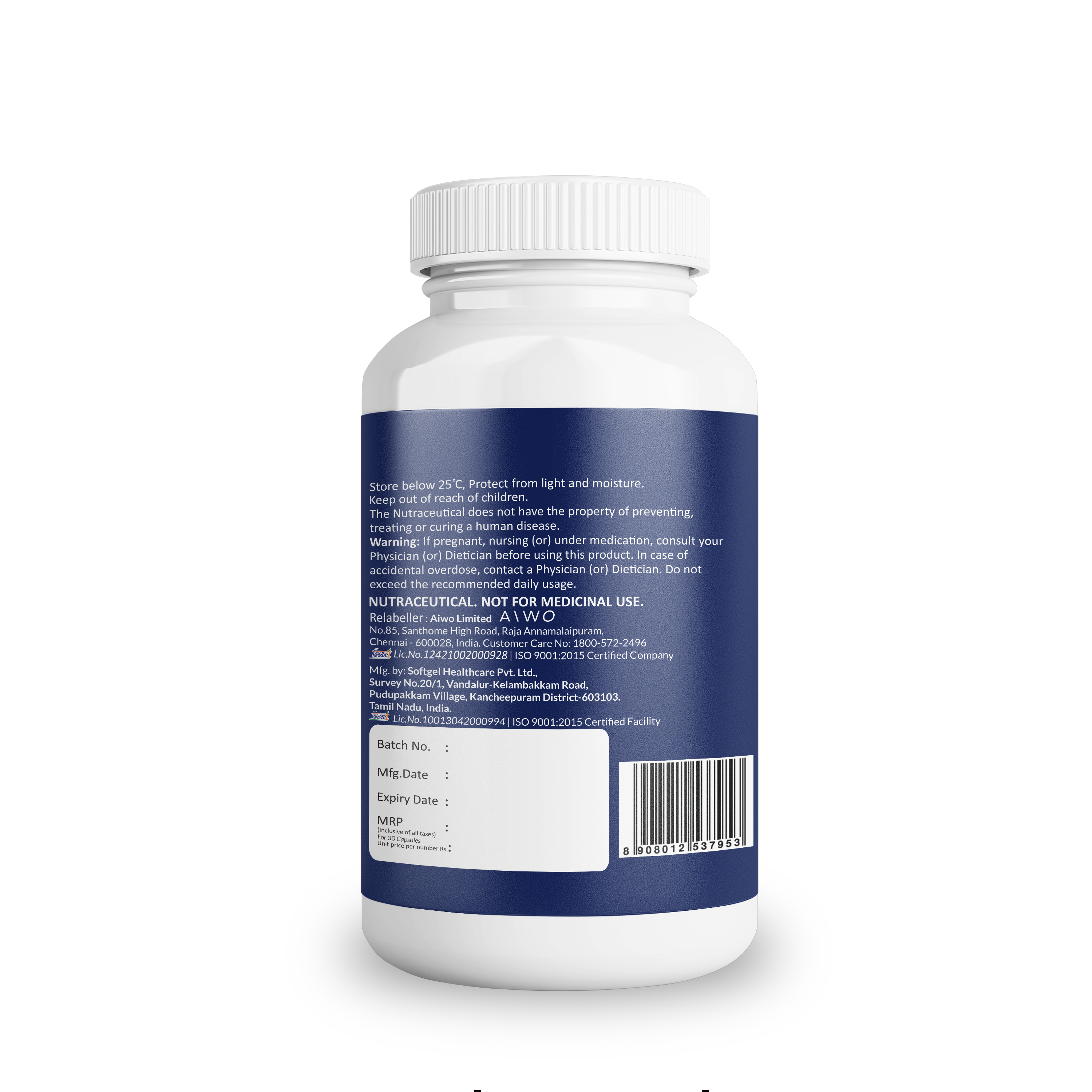 Aiwo EPA 500mg with Vitamin E 10mg