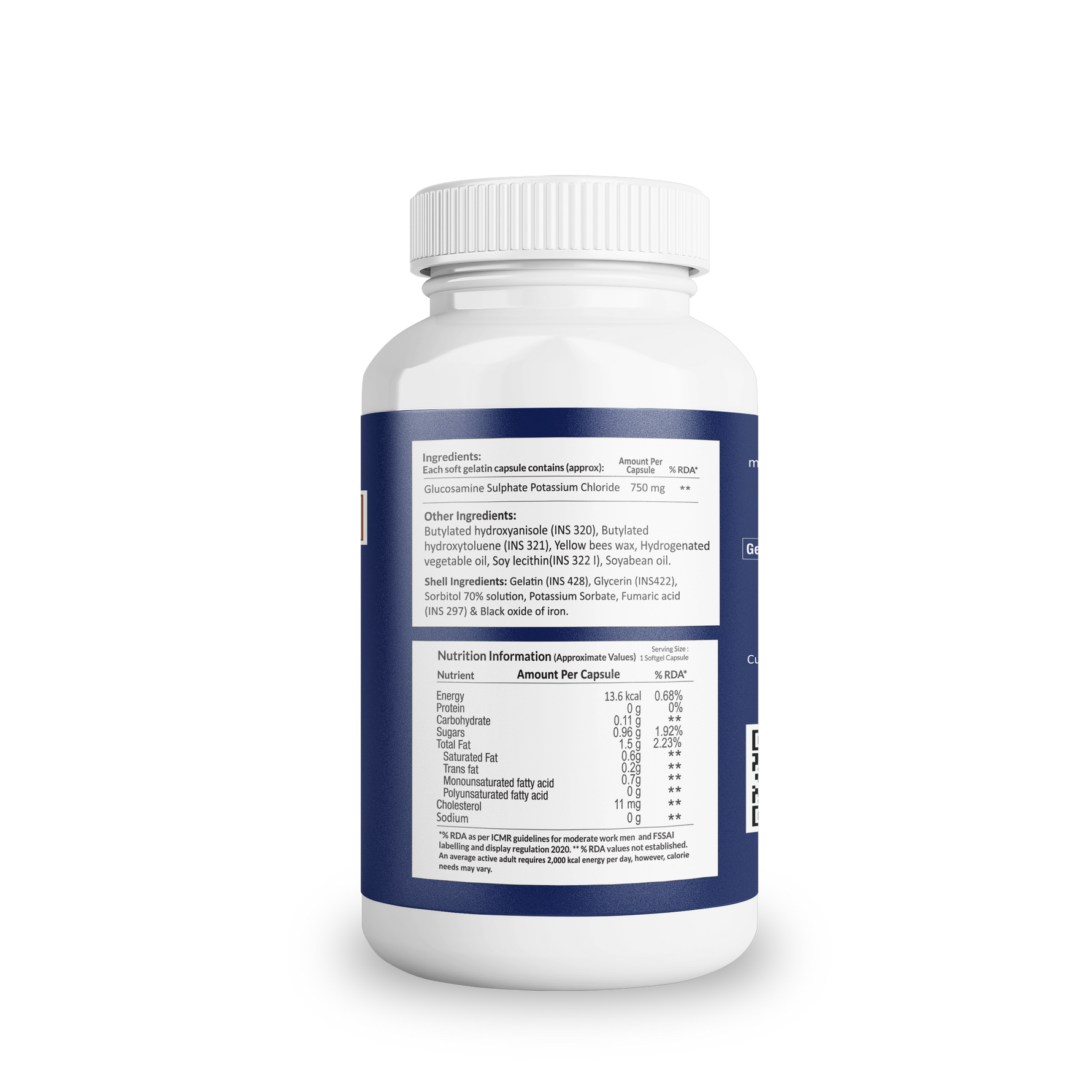 AIWO Glucosamine Sulphate 750 mg supplement for joint health2