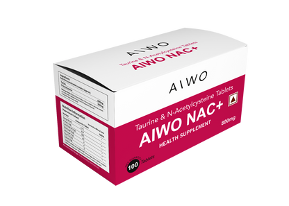 Aiwo NAC+ Taurine 500mg, N-Acetyl-L-Cysteine 300mg