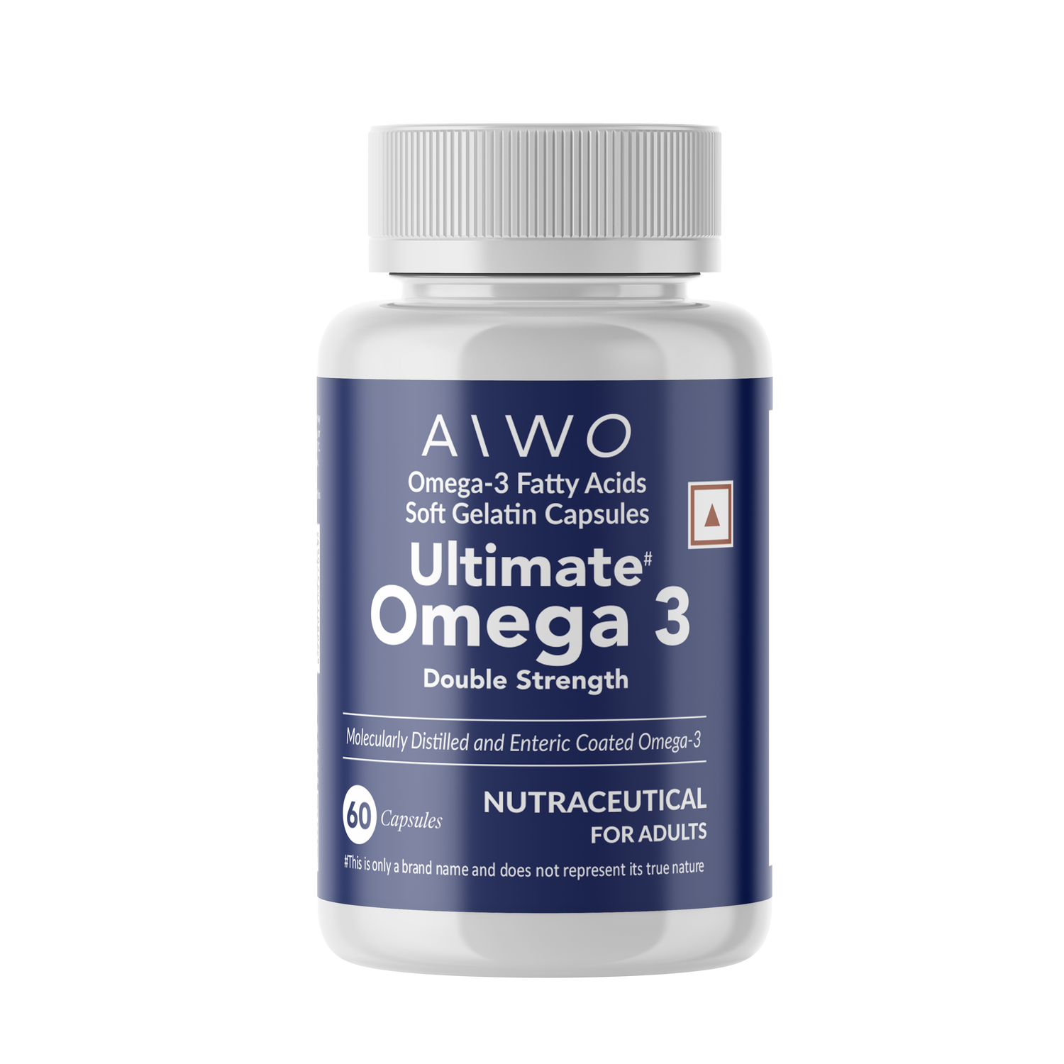 Aiwo Ultimate Omega 3 Double Strength 360mg EPA &amp; 240mg DHA 1000mg