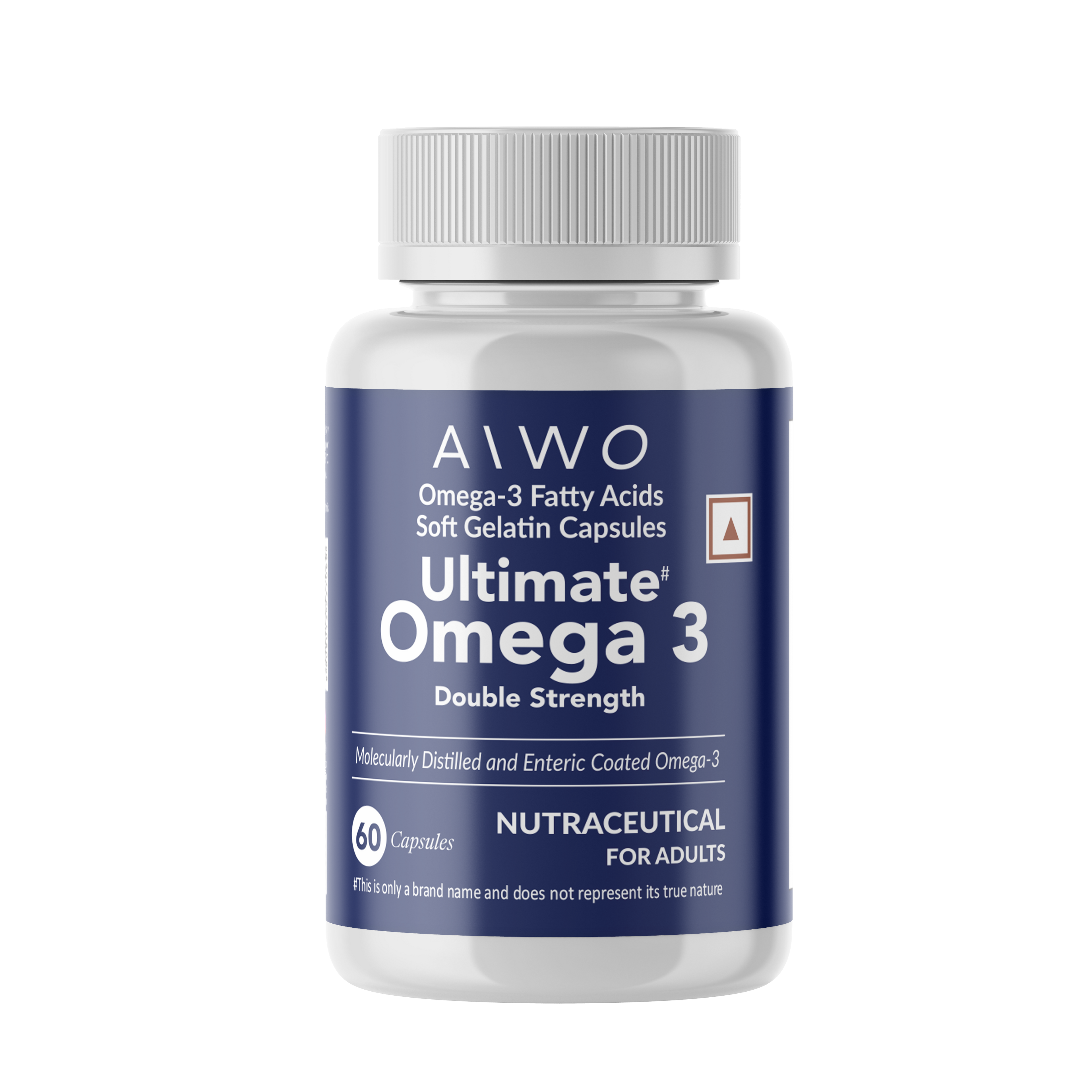 Aiwo Ultimate Omega 3 Double Strength 360mg EPA &amp; 240mg DHA 1000mg