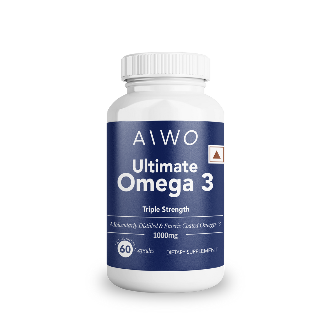 Aiwo Ultimate Omega 3 Triple Strength 460mg EPA &amp; 380mg DHA 1000mg