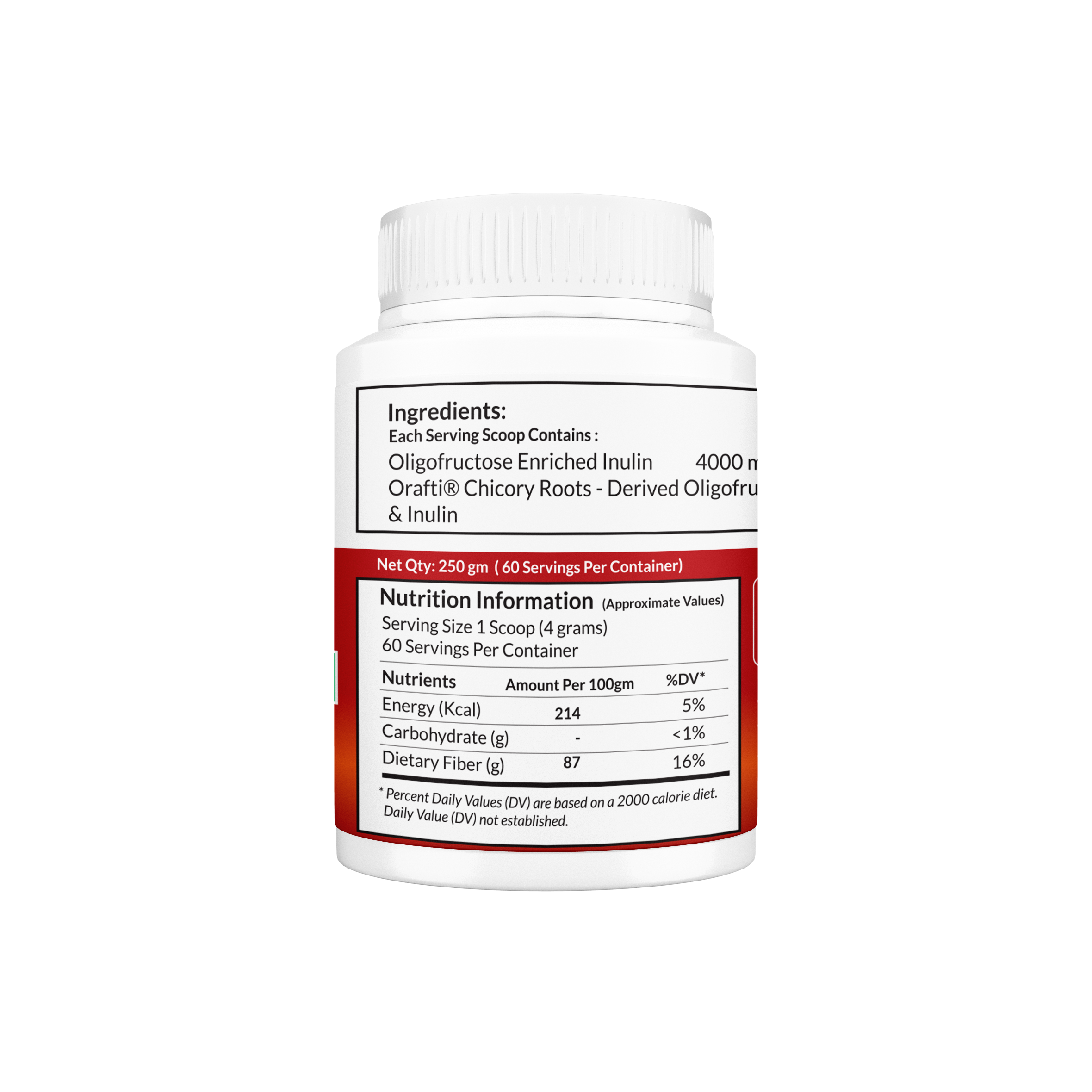 Aiwo Prebiotik-D Oligofructose with Inulin 250gm