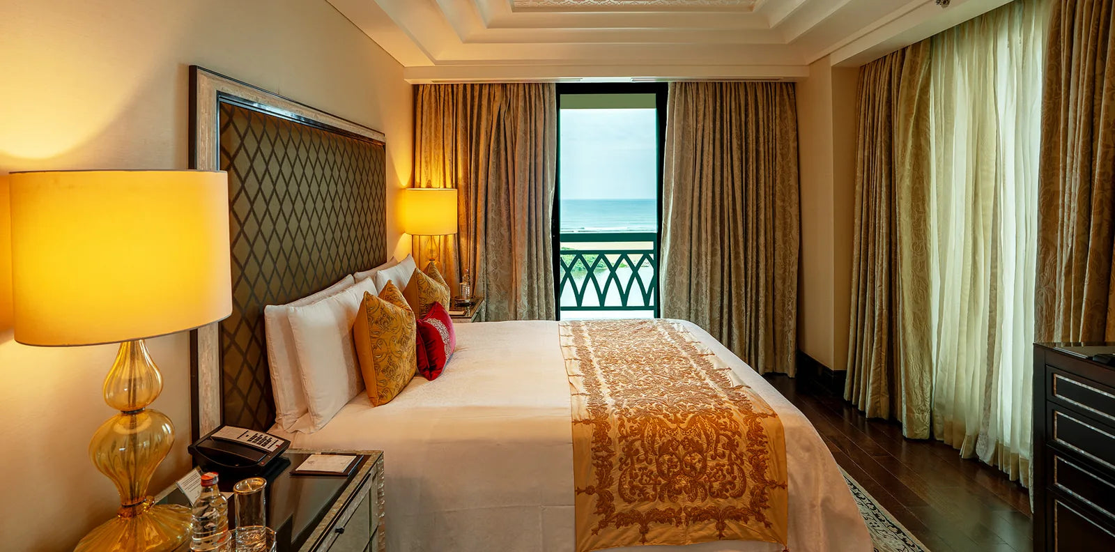 Guest room at The Leela Chennai